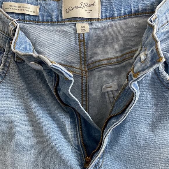 Universal Thread High-Rise 90's Straight Jeans Size 14 - Picture 10 of 13
